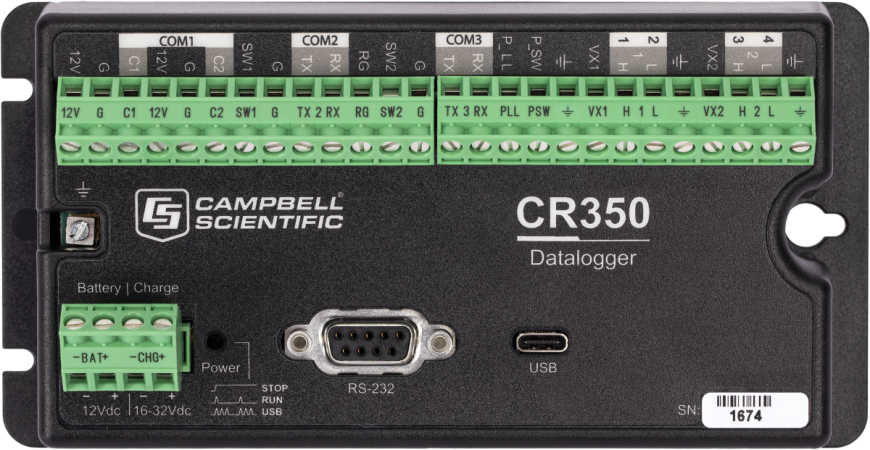CR350: Measurement and Control Datalogger