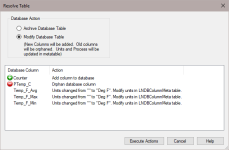 Modify Database Table